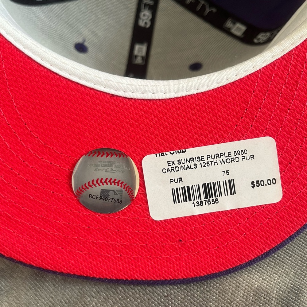 Hat Club Exclusive St Louis Cardinals 125th Anniversary Hat - Picture 7 of 8